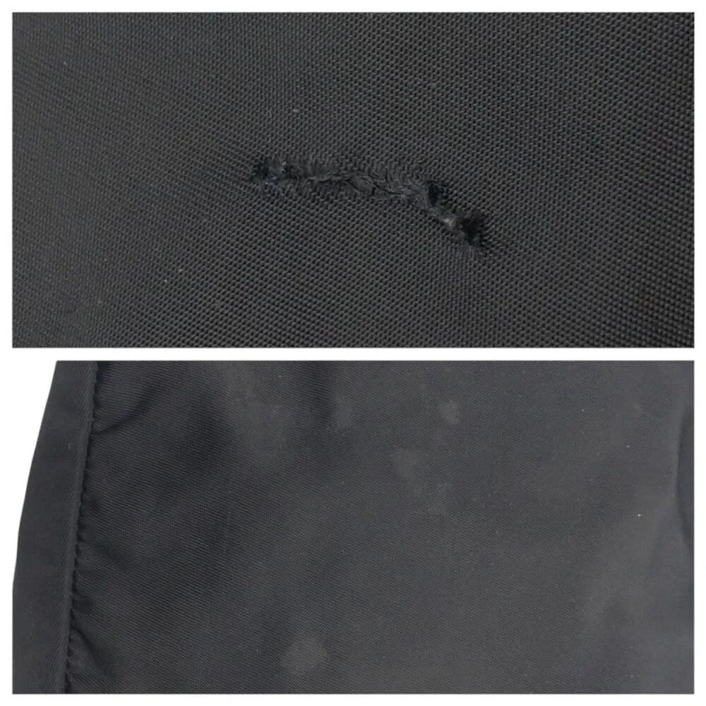 Prada Tessuto Triangle Logo Pouch